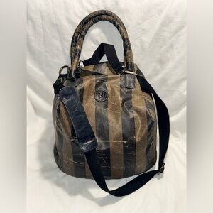 FENDI PEQUIN TOP HANDLE BUCKET BAG